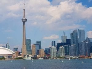 Nordamerika Blick auf Toronto