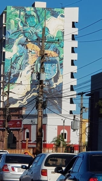 Straße in Ciudad del Este