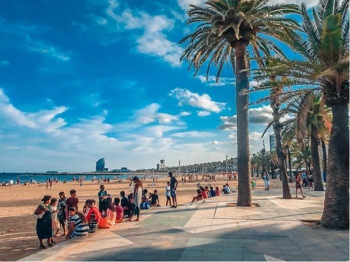 Barcelona has nothing to jealous from California seafront