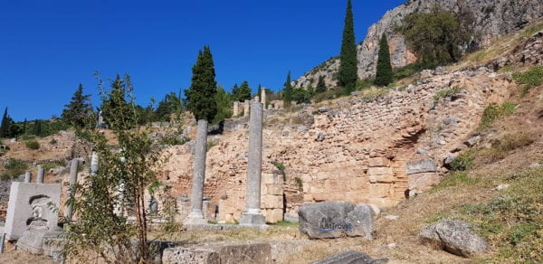 Bei der Heiligen Straße Delphi