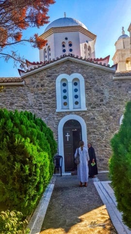 Die Kirche des Nonnenklosters in Koroni