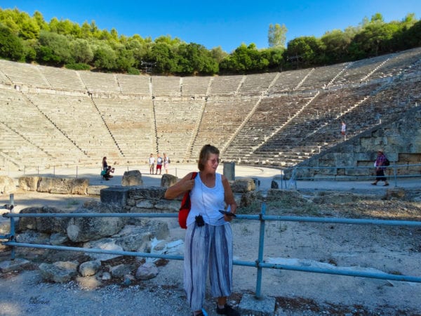 Das Theater Epidaurus, Griechenland