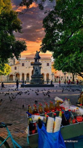 Der Kolumbus Platz in Santo Domingo